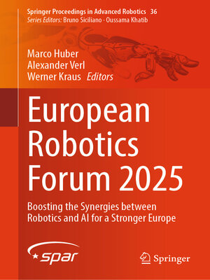 cover image of European Robotics Forum 2025